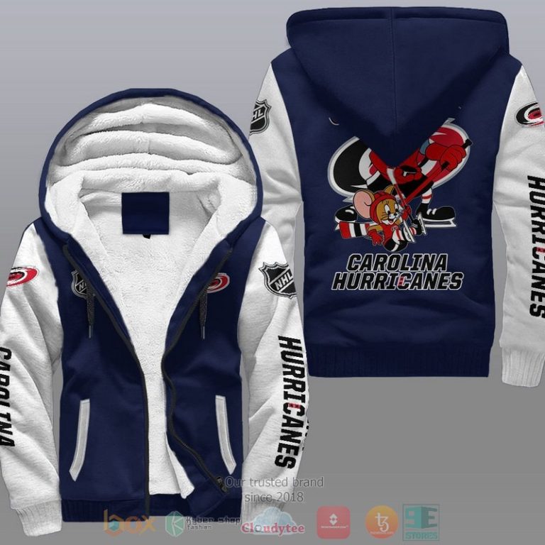 Carolina-Hurricanes-Nhl-Tom-And-Jerry-Fleece-Hoodie-3