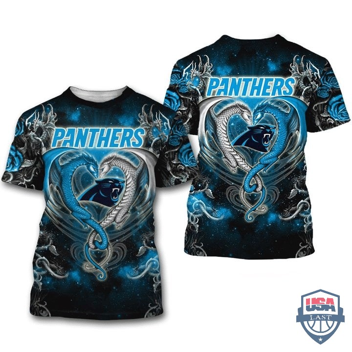 Carolina Panthers Dragon Nfl 3D Hoodie T-Shirt Carolina Panthers Dragon Nfl 3D Hoodie T-Shirt