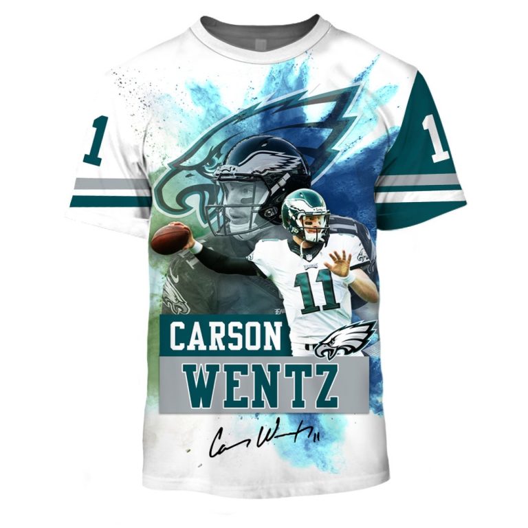 Carson-Wentz-Philadelphia-Eagles-Nfl-3D-Shirt-Hoodie-2