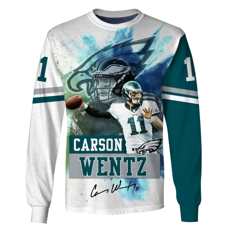 Carson-Wentz-Philadelphia-Eagles-Nfl-3D-Shirt-Hoodie-3