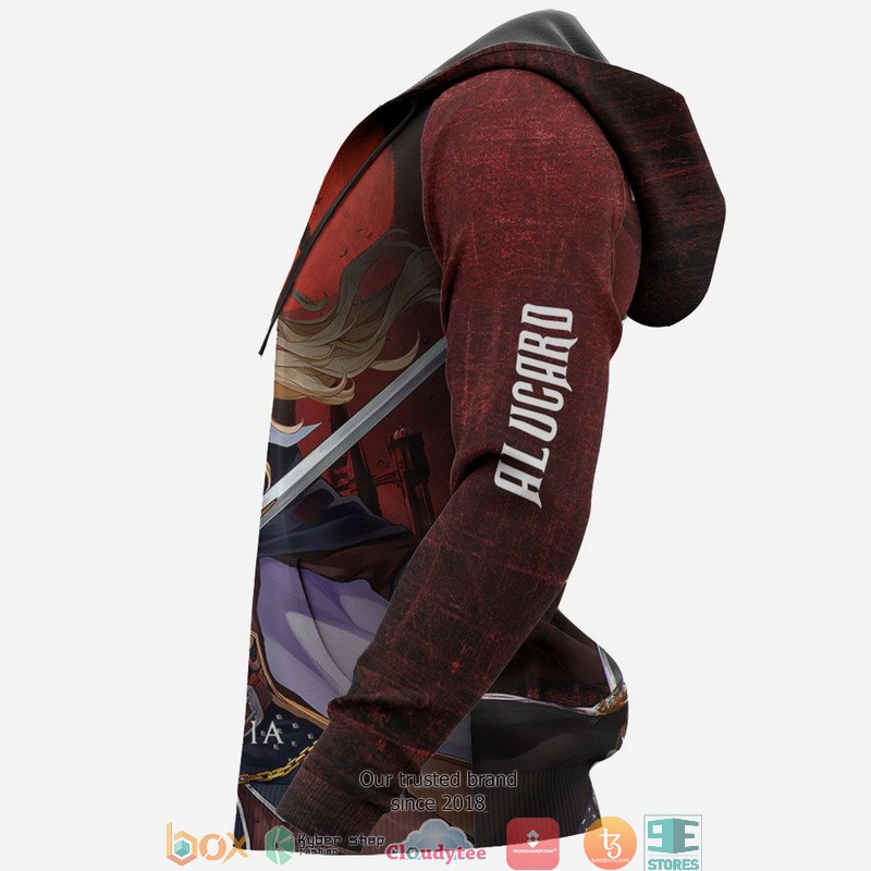 Castlevania Alucard Anime Merch 3D Hoodie Castlevania Alucard Anime Merch 3D Hoodie
