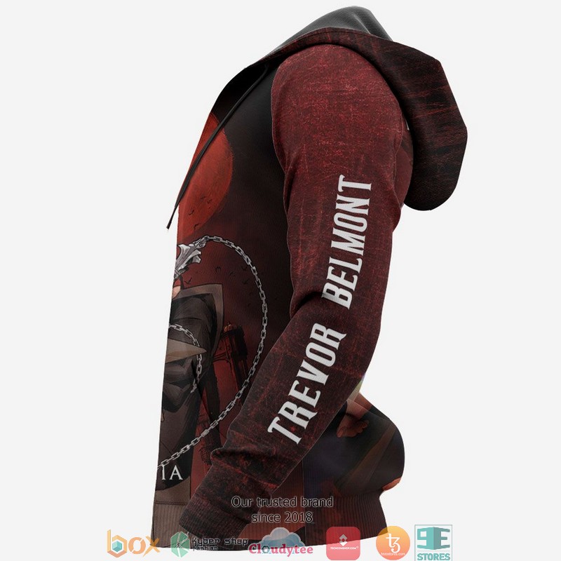 Castlevania Trevor Belmont Anime Merch 3D Hoodie Castlevania Trevor Belmont Anime Merch 3D Hoodie