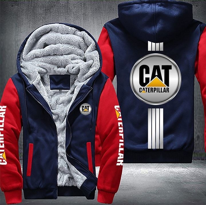 Caterpillar Fleece Hoodie Jacket Caterpillar Fleece Hoodie Jacket