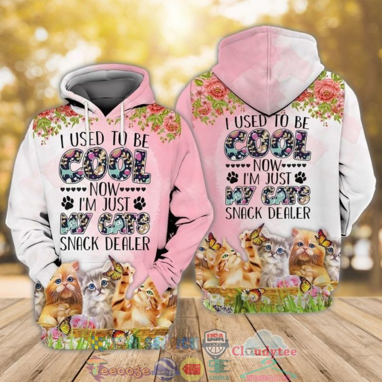 Cats-I-Used-To-Be-Cool-Now-I-Am-Just-My-Cats-Snack-Dealer-3D-Hoodie-2