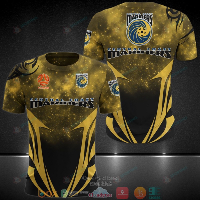 Central Coast Mariners 3D Hoodie Central Coast Mariners 3D Hoodie