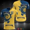 Central Coast Mariners Yellow Blue 3D Hoodie
