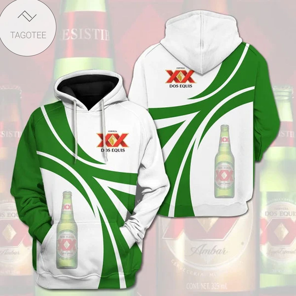 Cerave Dos Equis Logo Hoodie Cerave Dos Equis Logo Hoodie