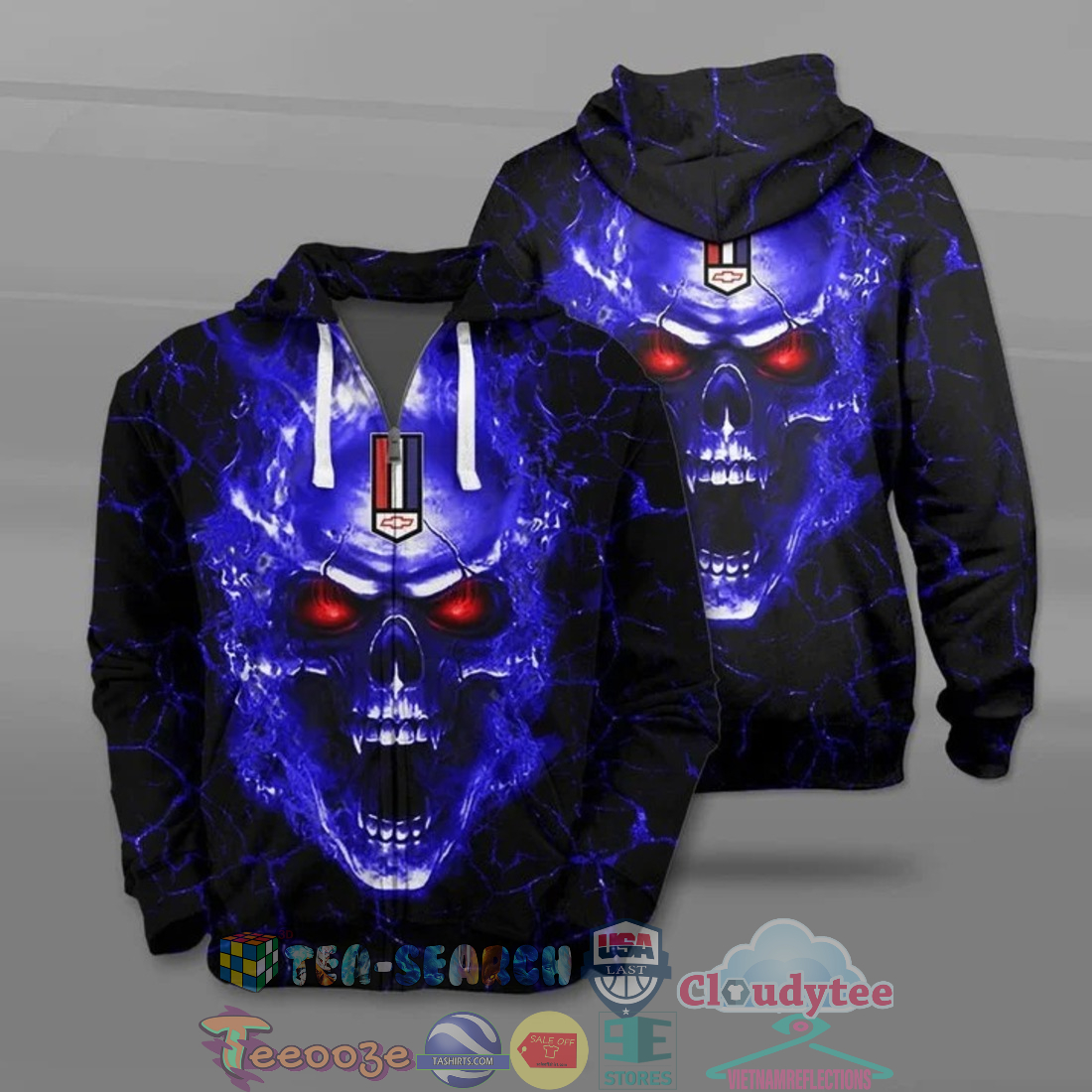 Chevrolet Camaro Skull Ver 1 All Over Printed T-Shirt Hoodie Chevrolet Camaro Skull Ver 1 All Over Printed T-Shirt Hoodie