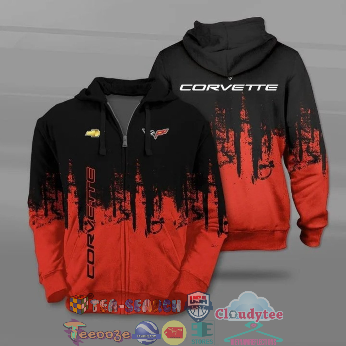 Chevrolet Corvette Ver 2 All Over Printed T-Shirt Hoodie Chevrolet Corvette Ver 2 All Over Printed T-Shirt Hoodie