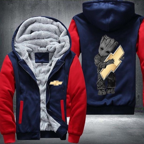 Chevrolet Groot Fleece Hoodie Jacket Chevrolet Groot Fleece Hoodie Jacket