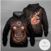 Chicago Bears Lava Skull Hoodie