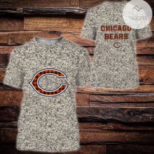 Chicago Bears Plaid Flannel All Over Print Hoodie