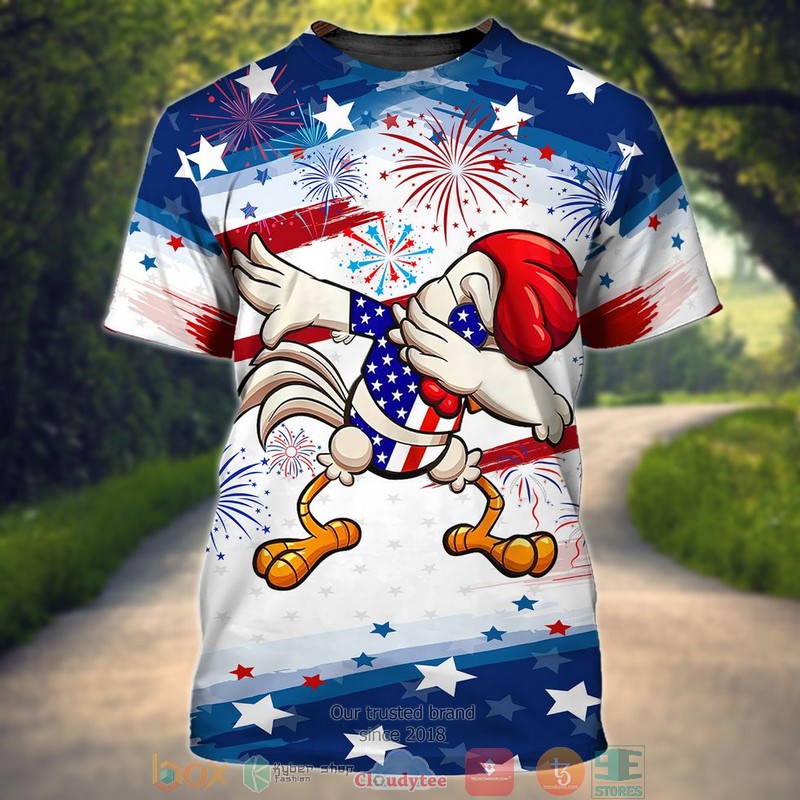 Chicken Dab Independence Day Shirt Chicken Dab Independence Day Shirt