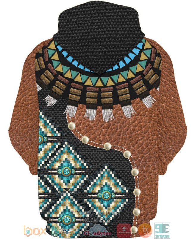 Choker Skin Pattern Native American 3D Shirt Choker Skin Pattern Native American 3D Shirt