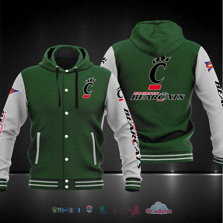 Cincinnati Bearcat Baseball Hoodie Jacket Cincinnati Bearcat Baseball Hoodie Jacket