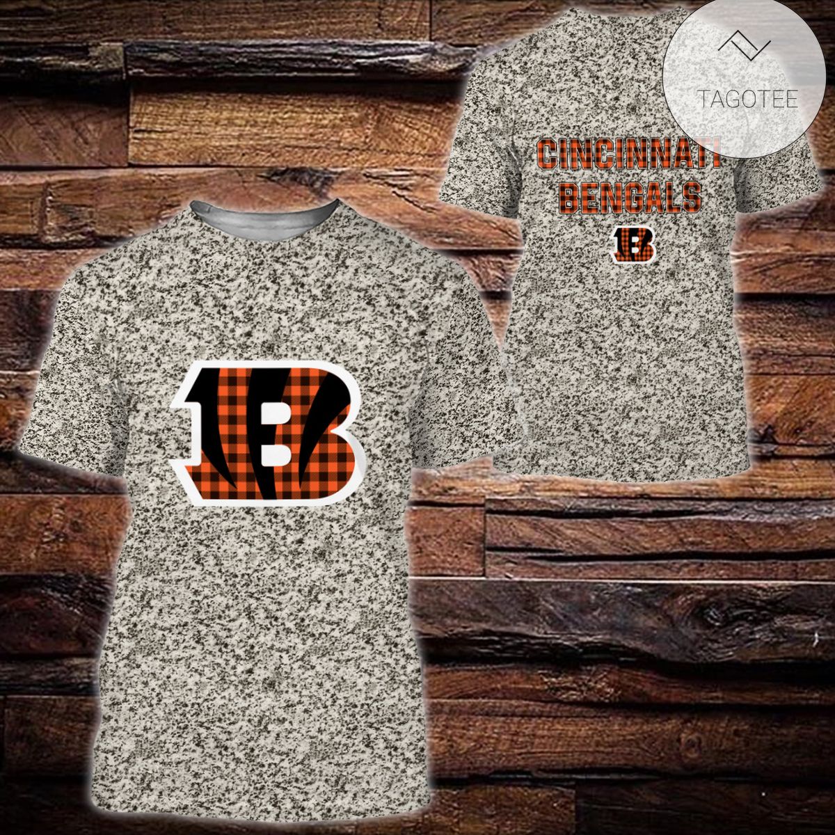 Cincinnati Bengals Plaid Flannel All Over Print Hoodie Cincinnati Bengals Plaid Flannel All Over Print Hoodie