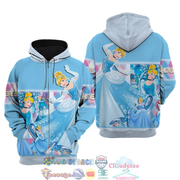 Cinderella-Princess-Disney-Hoodie-3D-1