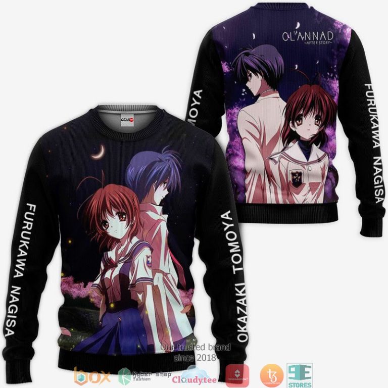 Clannad-After-Story-Okazaki-Tomoya-Furukawa-Nagisa-3D-Hoodie-Bomber-Jacket-2