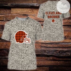 Cleveland Browns Plaid Flannel All Over Print Hoodie