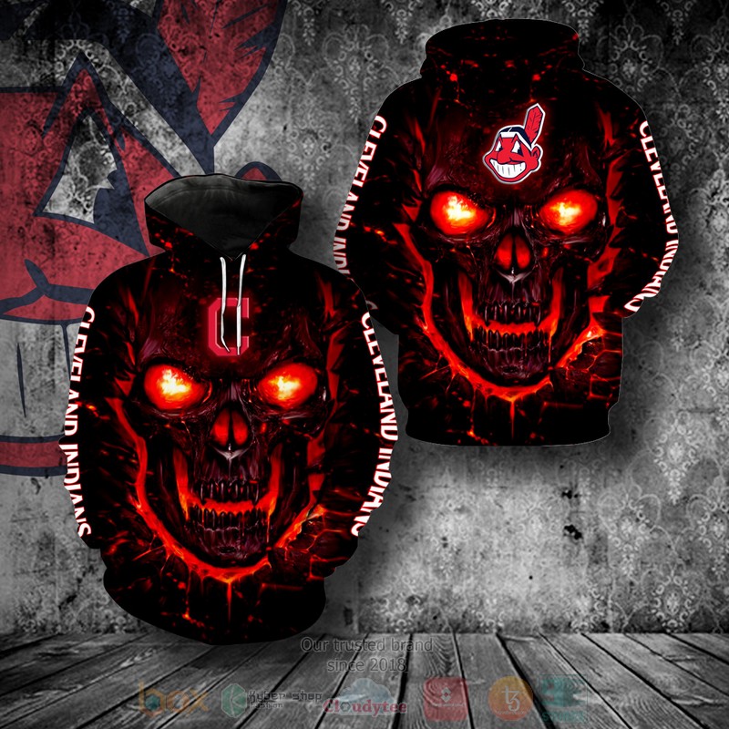 Cleveland Indians Mlb 3D Hoodie Cleveland Indians Mlb 3D Hoodie