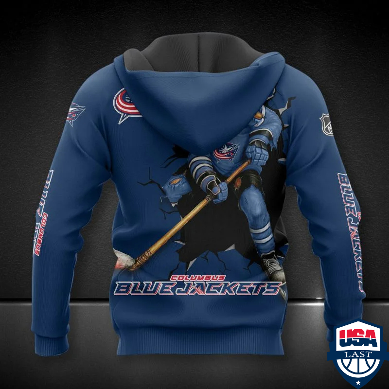Columbus Blue Jackets Nhl Ver 6 All Over Printed Hoodie Columbus Blue Jackets Nhl Ver 6 All Over Printed Hoodie