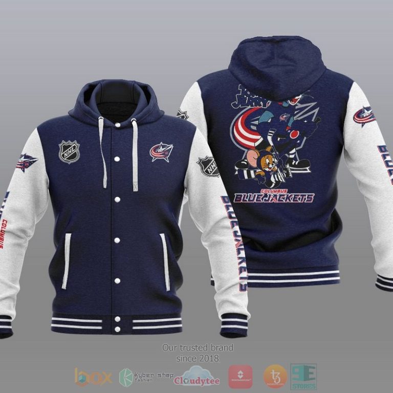 Columbus-Blues-Nhl-Tom-And-Jerry-Baseball-Hoodie-Jacket-3