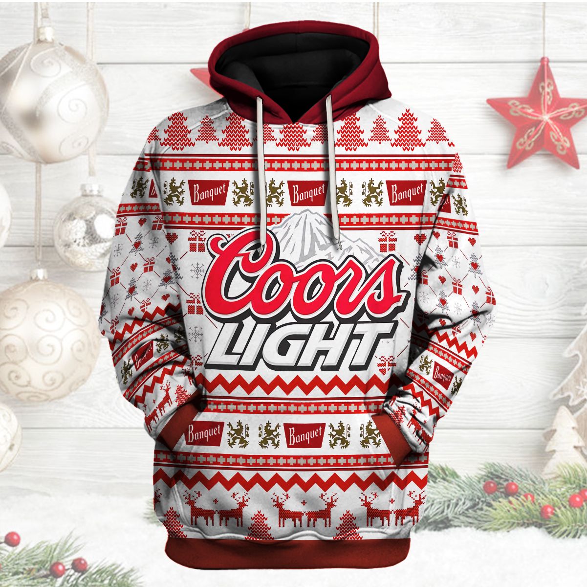 Coors Light 3D Hoodie Coors Light 3D Hoodie