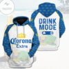 Corona Extra Drink Mode On Hoodie