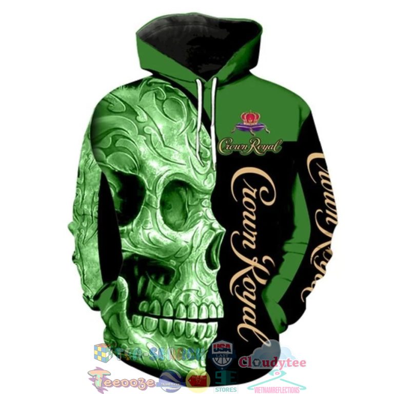 Crown-Royal-Green-Skull-3D-Hoodie-3