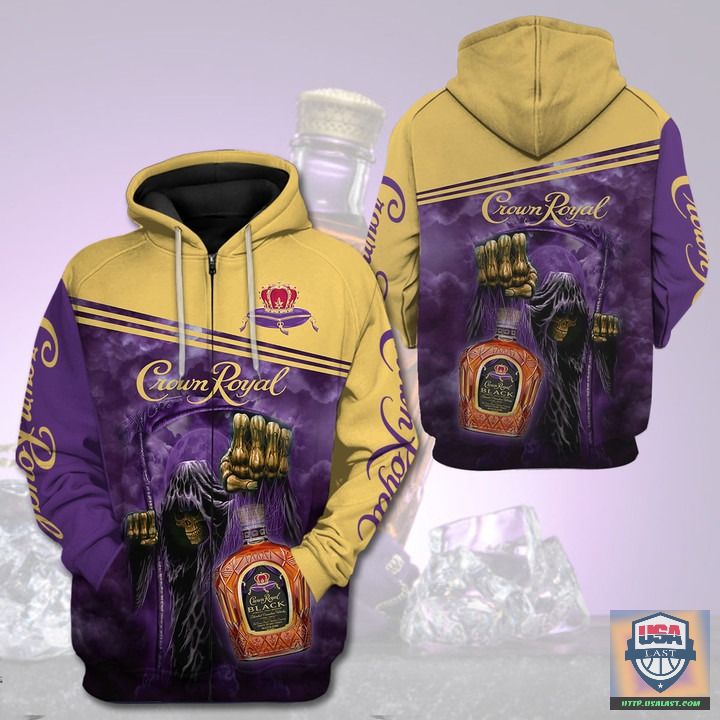 Crown Royal Grim Reaper 3D All Over Print Hoodie T-Shirt Crown Royal Grim Reaper 3D All Over Print Hoodie T-Shirt