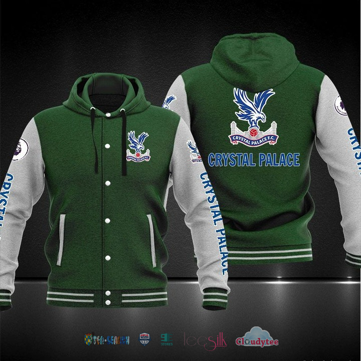 Crystal Palace F.C Baseball Hoodie Jacket Crystal Palace F.C Baseball Hoodie Jacket