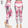 Custom Fight Like A Girl Breast Cancer Awareness Hoodie And Leggings