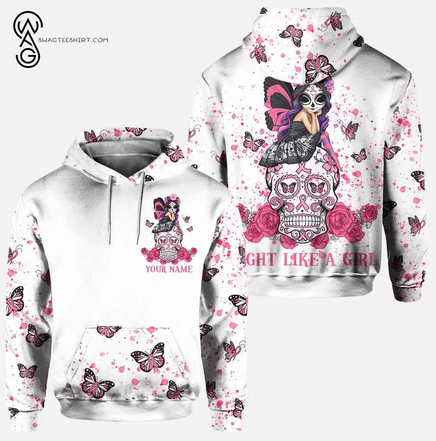 Custom-Fight-Like-A-Girl-Breast-Cancer-Awareness-Hoodie-And-Leggings-2