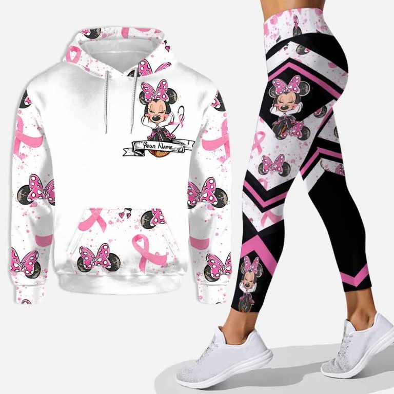 Custom-Fight-Like-A-Girl-Breast-Cancer-Awareness-Minnie-Mouse-Hoodie-And-Leggings-1
