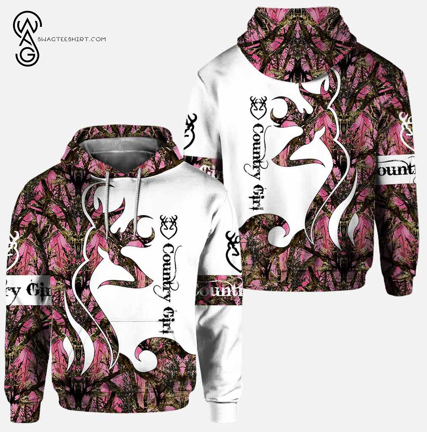 Custom-Hunting-Country-Girl-Pink-Hoodie-And-Leggings-2