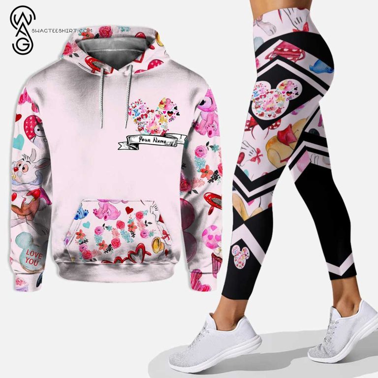 Custom-Mickey-And-Bunny-Hoodie-And-Leggings-1