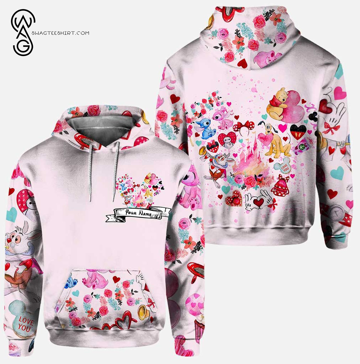 Custom-Mickey-And-Bunny-Hoodie-And-Leggings-2