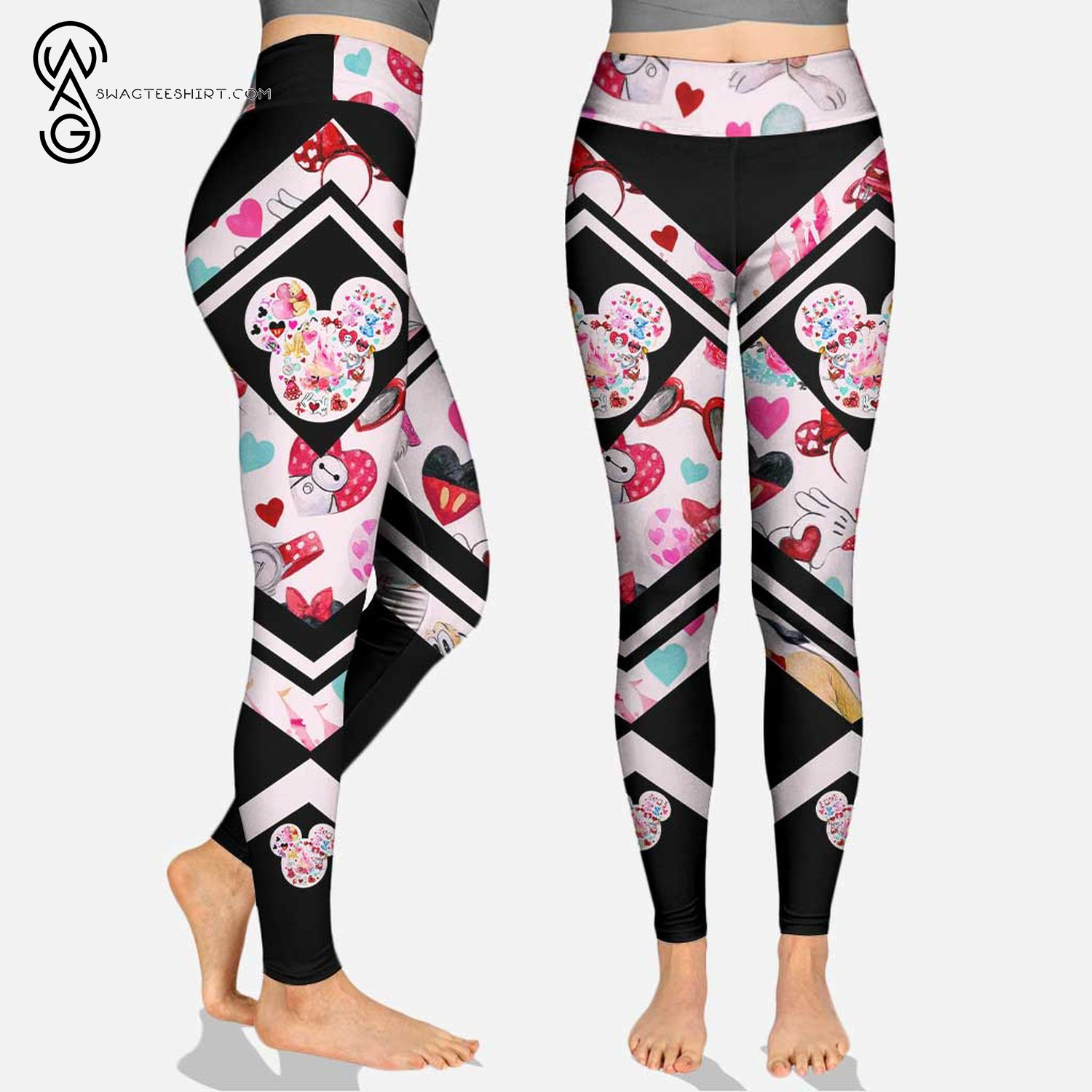 Custom Mickey And Bunny Hoodie And Leggings Custom Mickey And Bunny Hoodie And Leggings