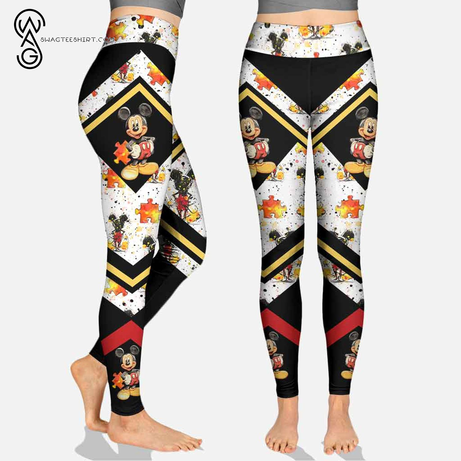 Custom Mickey It’S Ok To Be Different Autism Awareness Hoodie And Leggings Custom Mickey It’S Ok To Be Different Autism Awareness Hoodie And Leggings