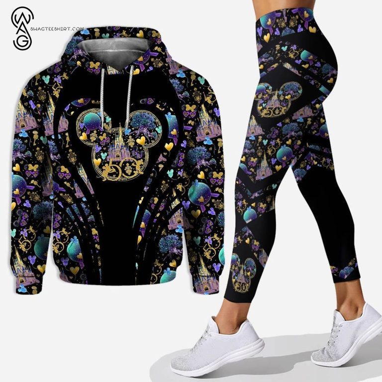 Custom-Mickey-Mouse-50Th-Anniversary-Magic-World-Heart-Hoodie-And-Leggings-1