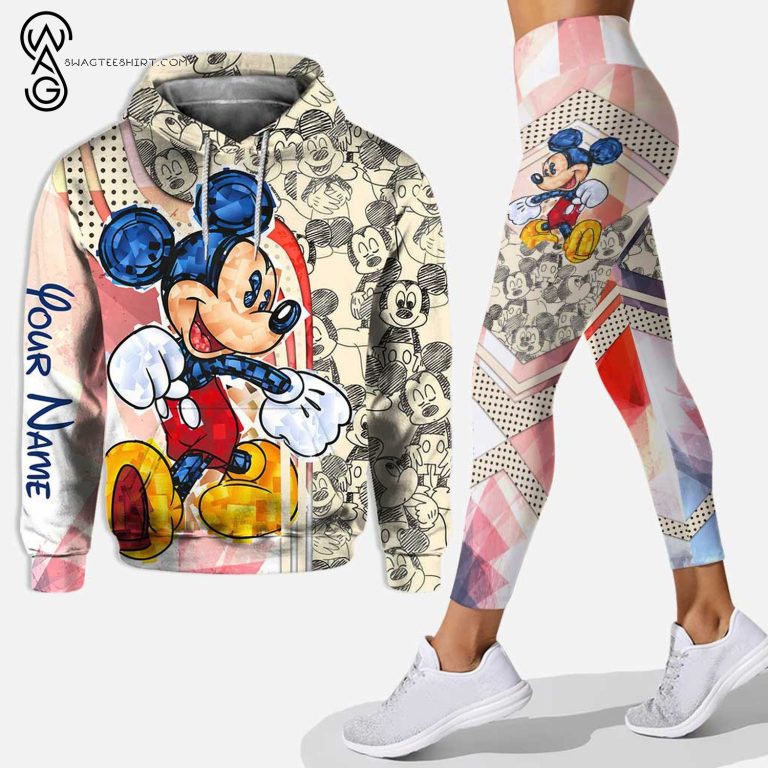 Custom-Mickey-Mouse-Painting-Hoodie-And-Leggings-1