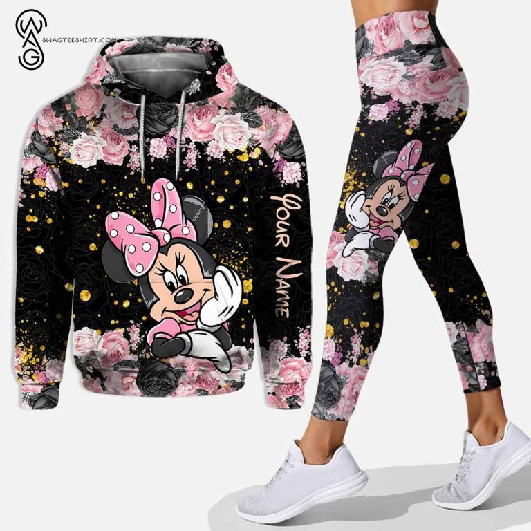 Custom-Minnie-Mouse-Floral-Full-Print-Hoodie-And-Leggings-1