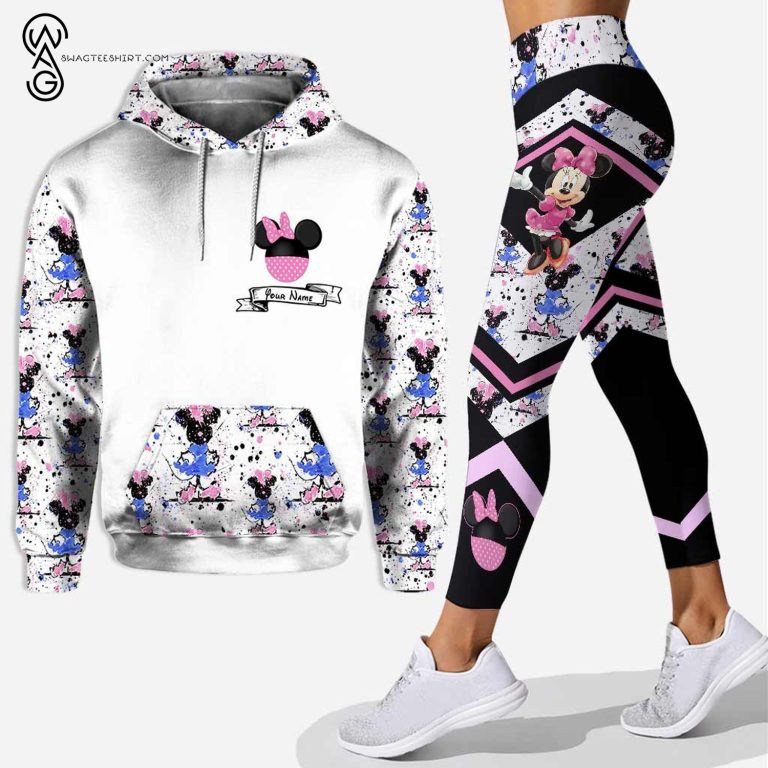 Custom-Minnie-Mouse-Never-Too-Old-For-Magic-Watercolor-Hoodie-And-Leggings-1