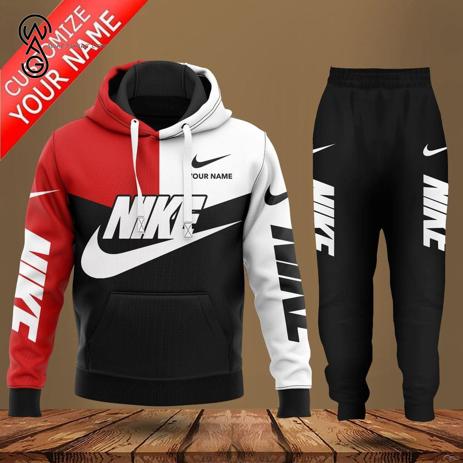 Custom Nike Full Print Hoodie And Pants Custom Nike Full Print Hoodie And Pants