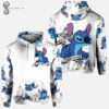 Custom Rock Paper Scissors Throat Punch I Win Stitch Full Print Hoodie And Leggings