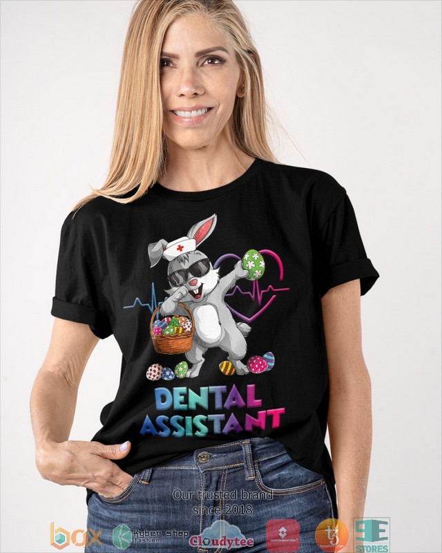 Dabbing-Bunny-Dental-Assistant-Shirt-Hoodie-2