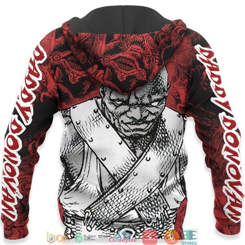Daddy Donovan Berserk Anime 3D Hoodie Daddy Donovan Berserk Anime 3D Hoodie