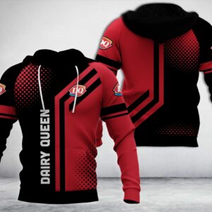 Dairy Queen Black Red 3D Hoodie