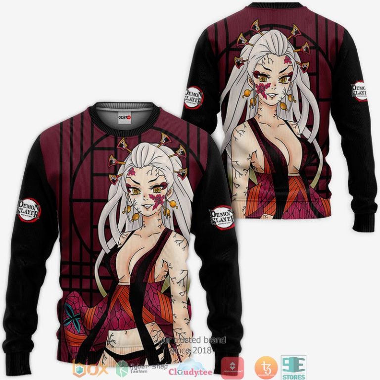 Daki-Kimetsu-Anime-Merch-3D-Hoodie-Bomber-Jacket-2