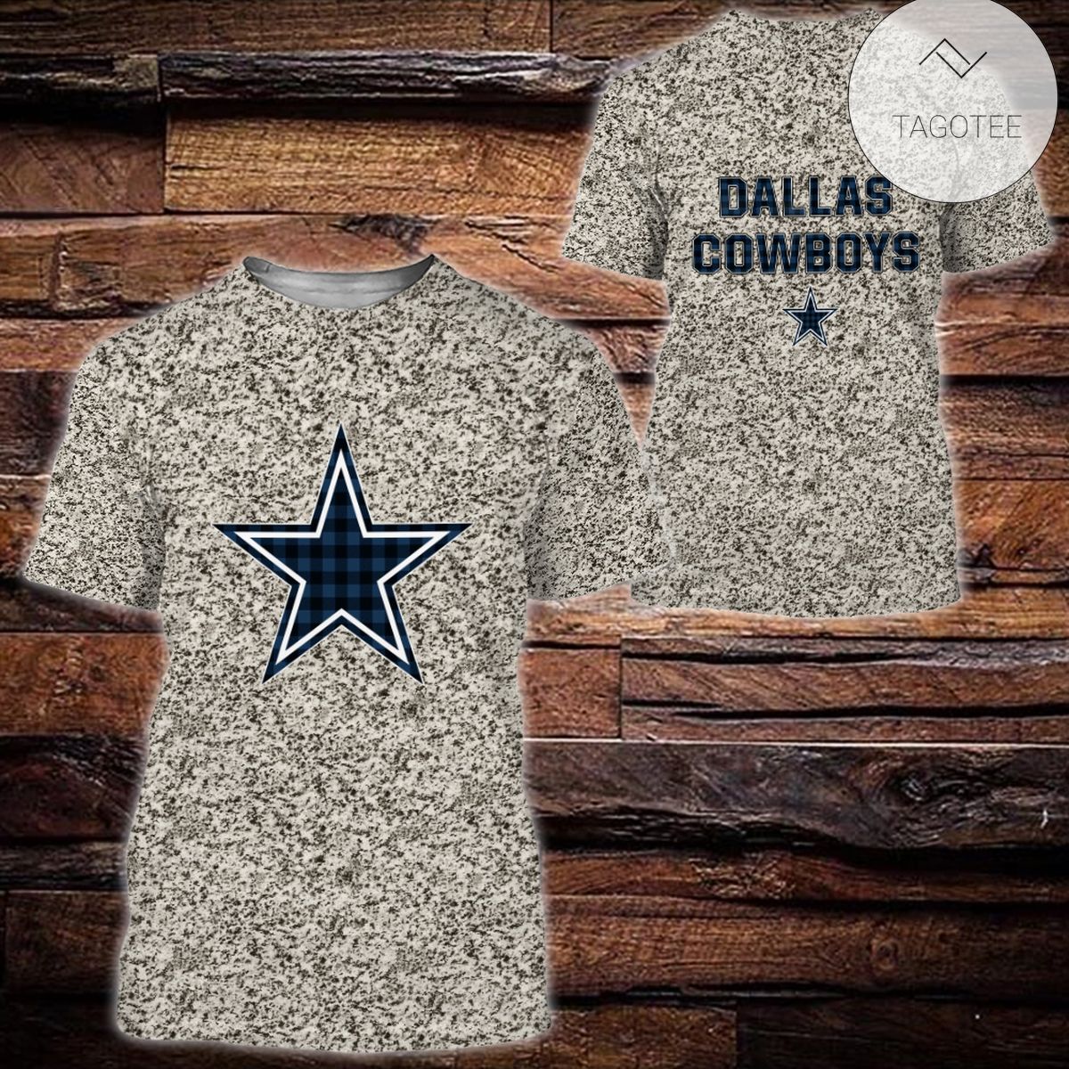 Dallas Cowboys Plaid Flannel All Over Print Hoodie Dallas Cowboys Plaid Flannel All Over Print Hoodie